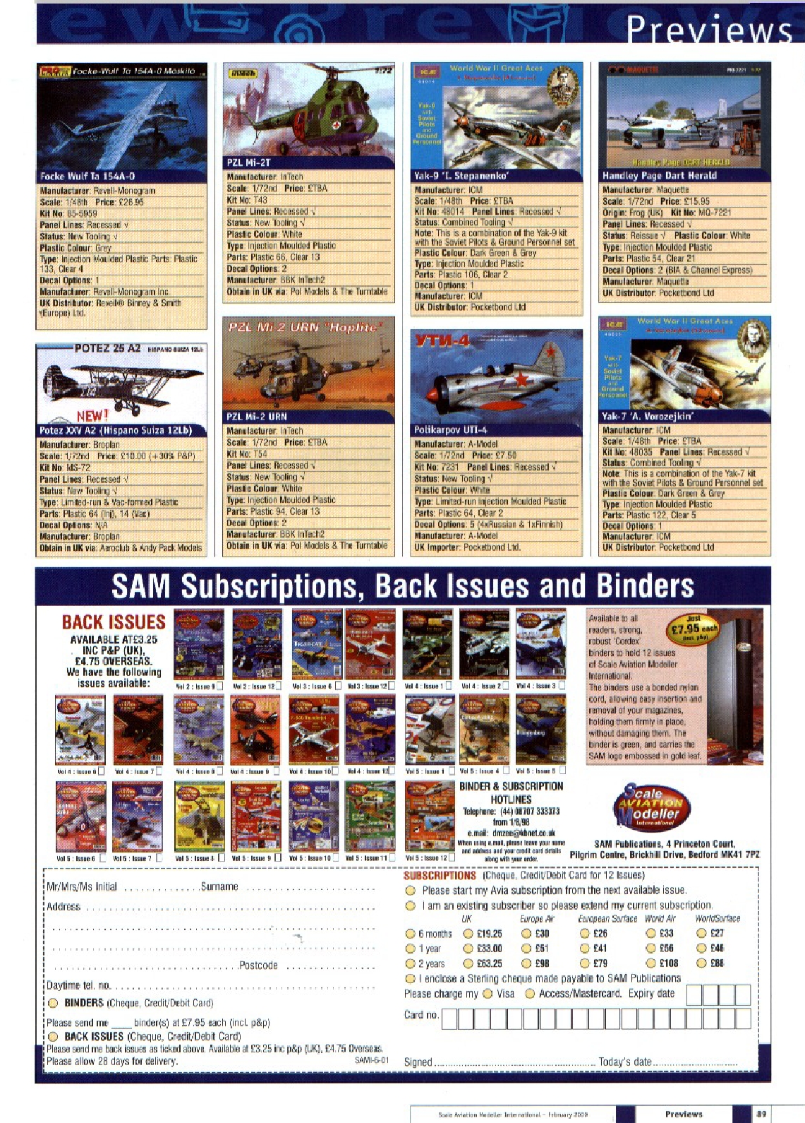 Scale Aviation Modeller International 2000-02